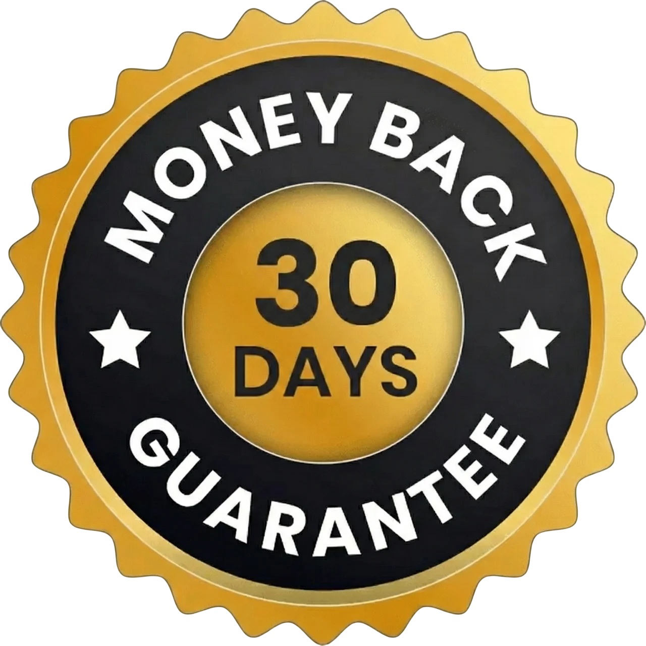 Levium Money Back Guarantee Seal